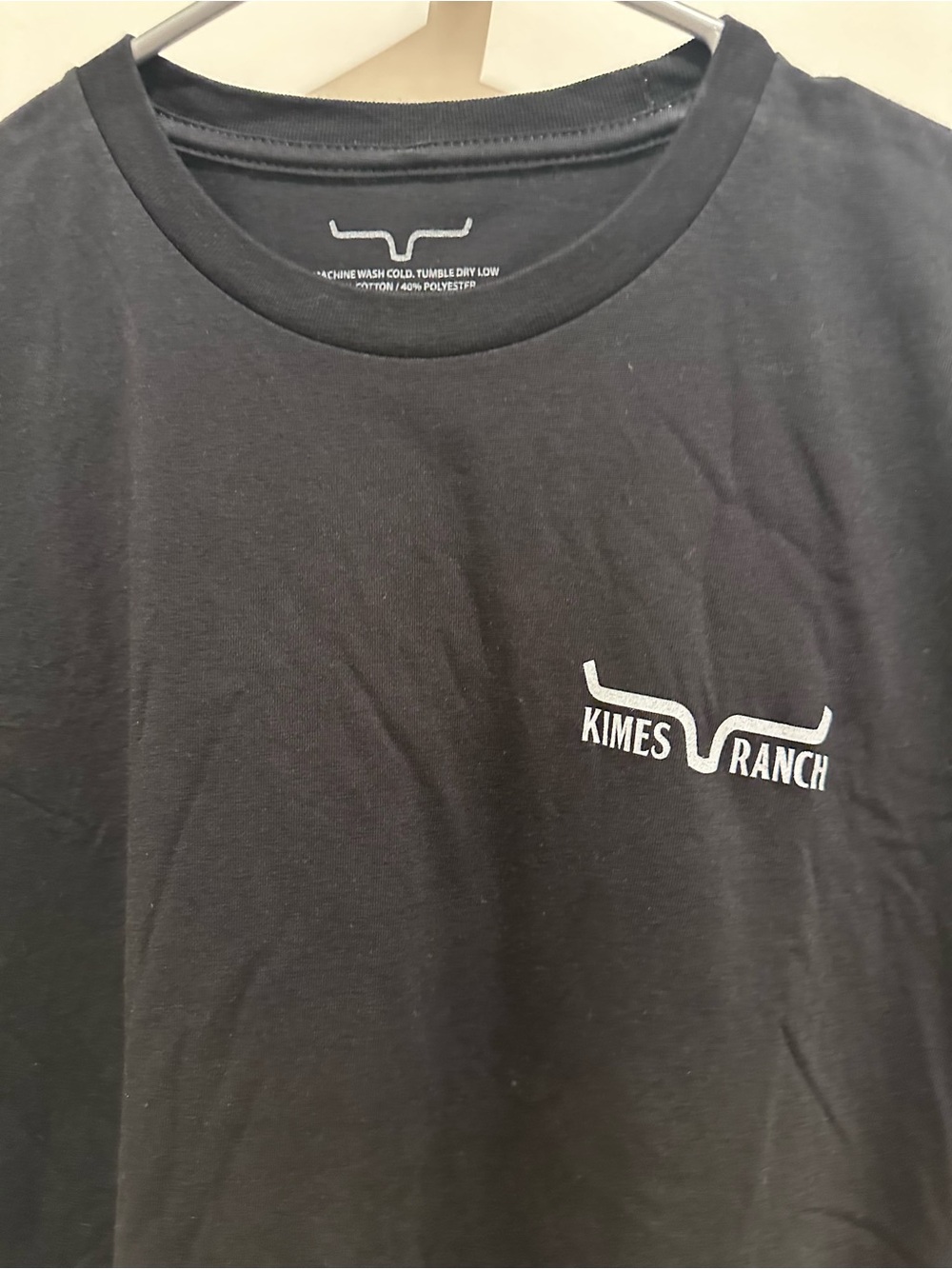 Kimes Ranch Black Short Sleeve Logo Tee